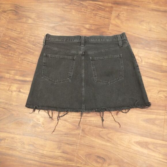 MADEWELL Rigid Denim A-Line Mini Skirt 32 - Picture 5 of 5